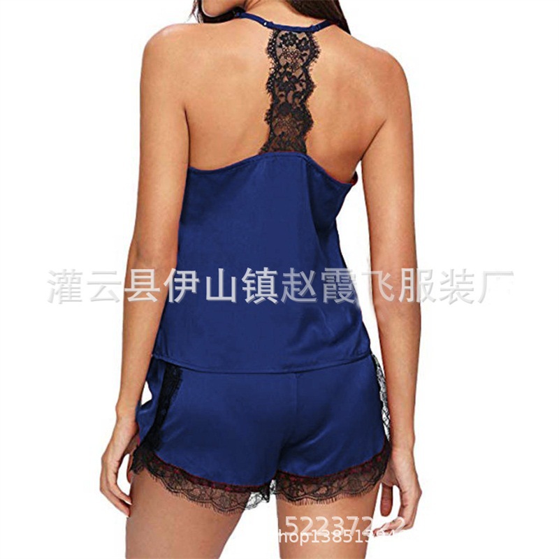 2021 New European and American Amazon Sexy Lingerie Summer Home Pajamas Manufacturer Sexy Lingerie Factory Wholesale