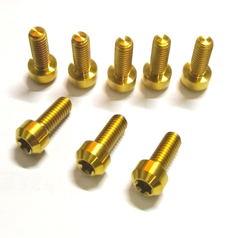 自行车配件m5m6m8m10x10-90梅花头钛螺丝 螺钉 螺栓小孩平衡车t30