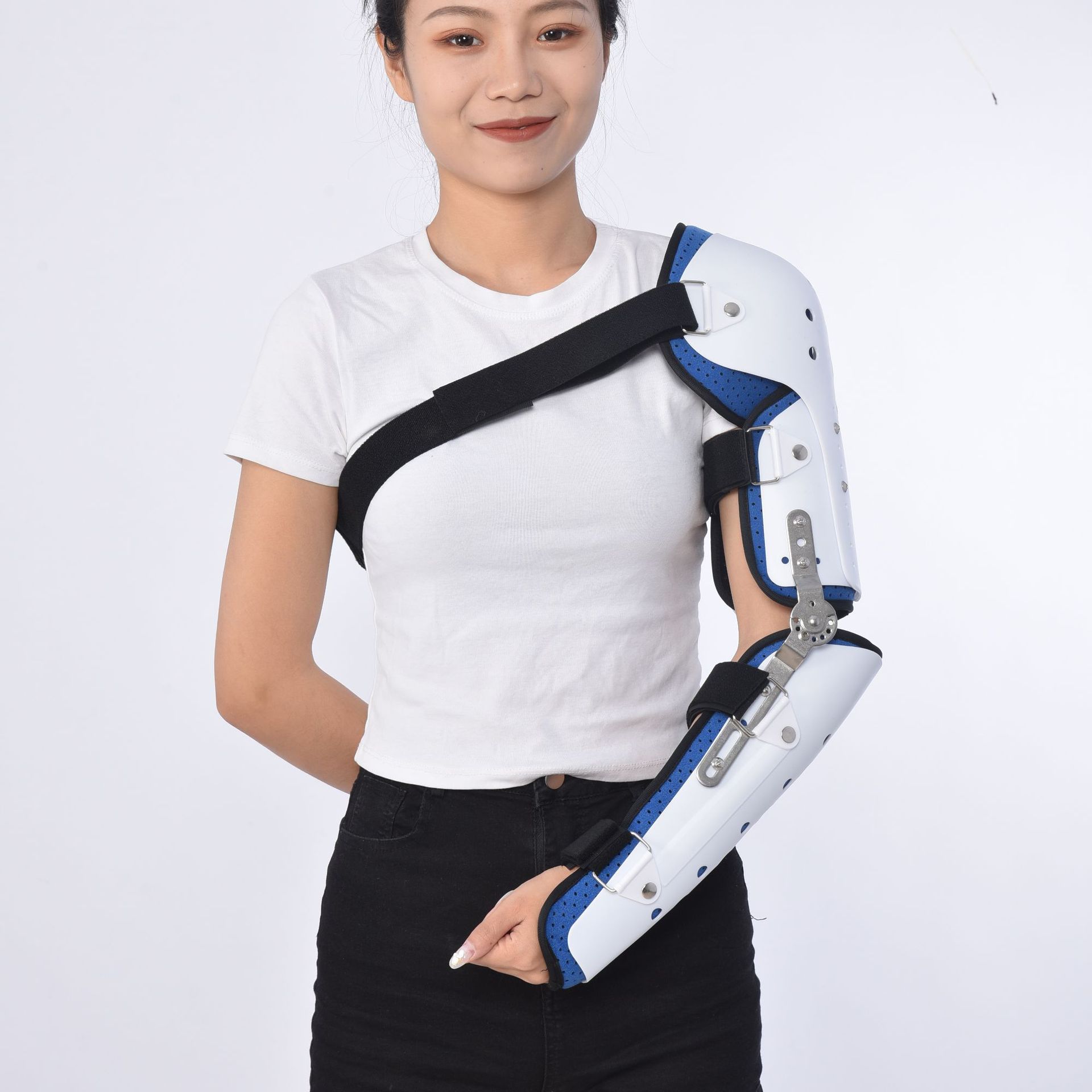 肩肘关节固定支具 肩部固定骨折固定器 肩肘关节支架塑形护具