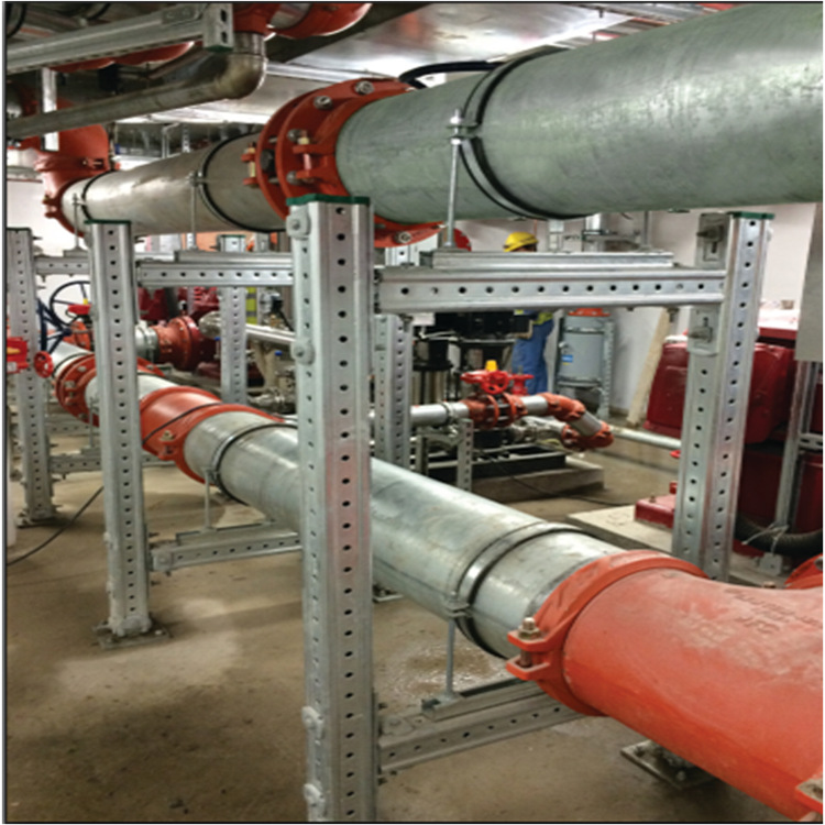 管廊抗震支架管道辅助材料排水消防暖通桥架侧成品支架