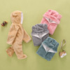 2020 New winter baby keep warm one-piece garment Foreign trade INS Bag feet Cap Autumn thickening baby Climbing clothes