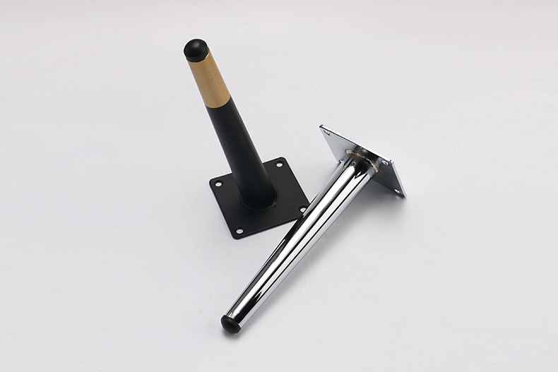 家具五金金属脚 沙发支撑脚 直斜锥管圆形脚 电视柜桌脚 轻奢柜脚