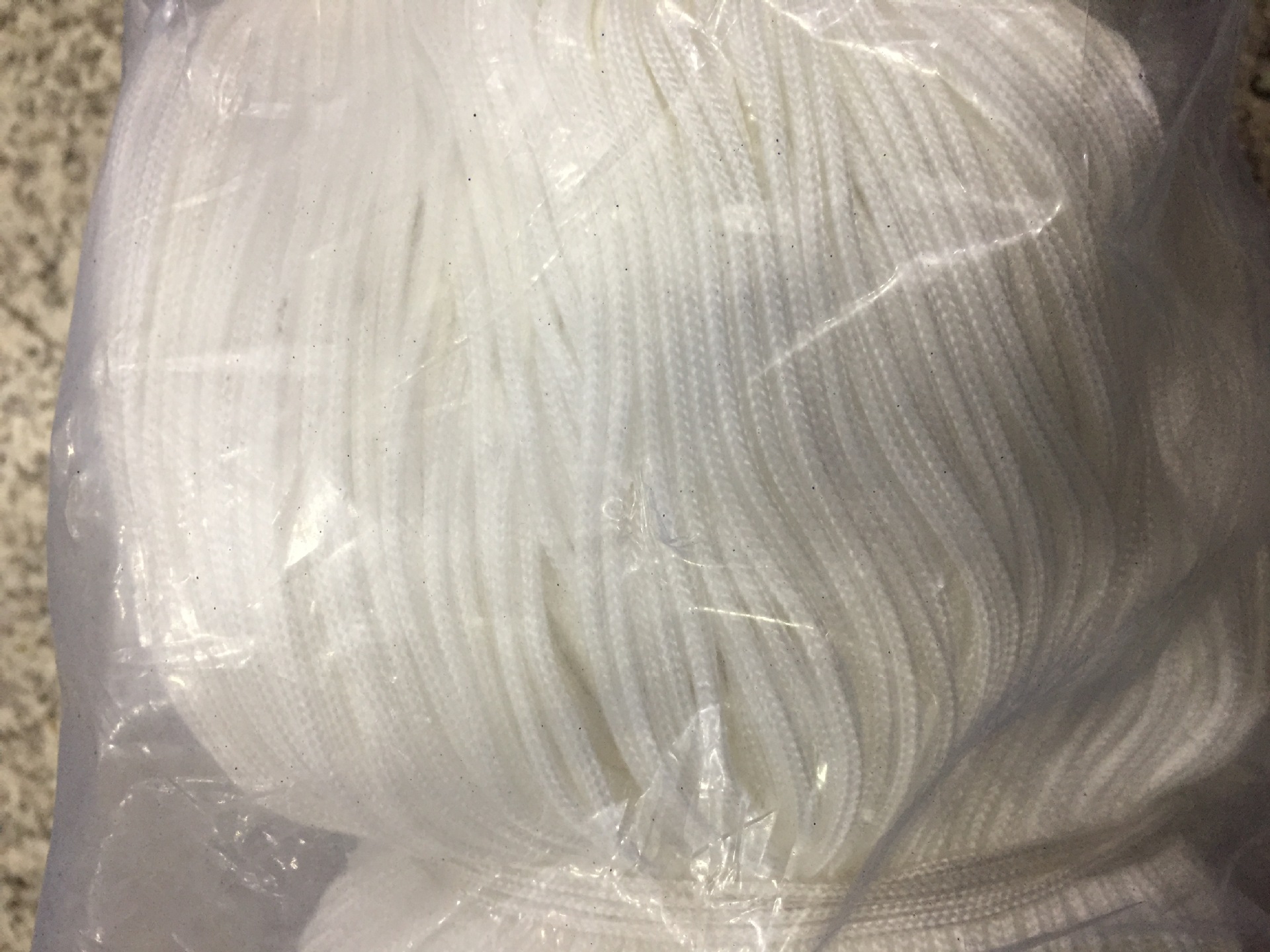 8-3mm白色细线缠绕编织diy手链串珠佛牌辅料批发 玉线