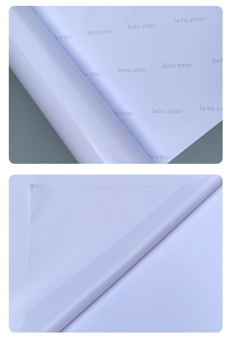 160g可移白胶车贴户外公交车白色广告贴纸力图白底车身贴广告材料