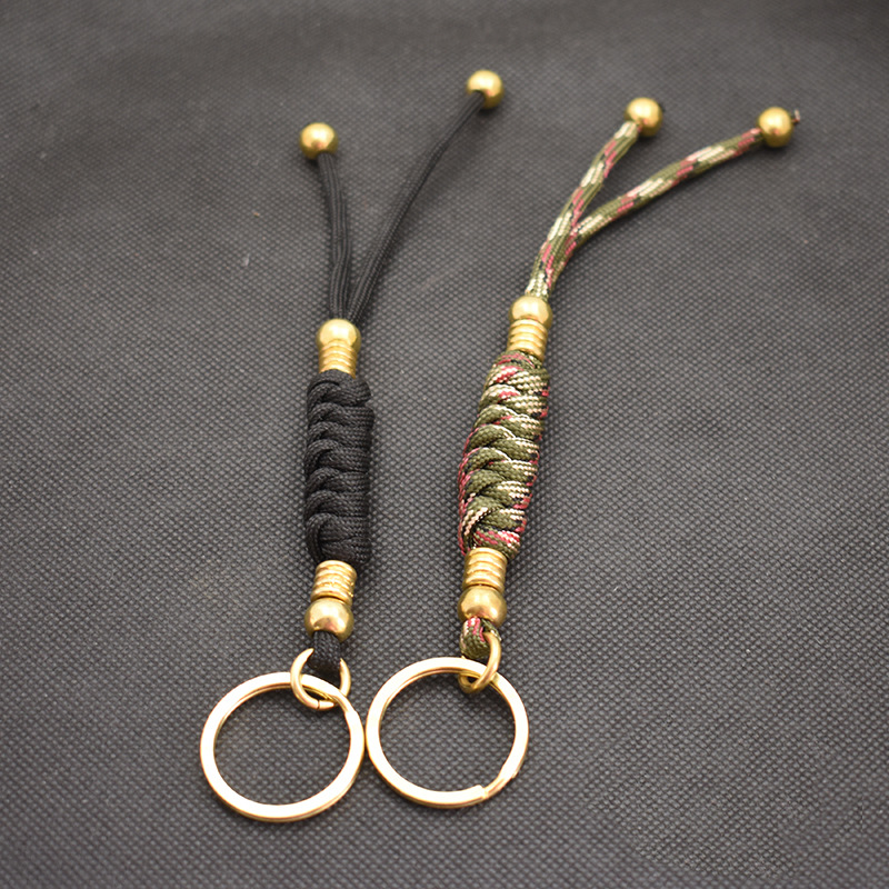 创意编织手工伞兵绳金刚结钥匙扣男女汽车钥匙扣挂件