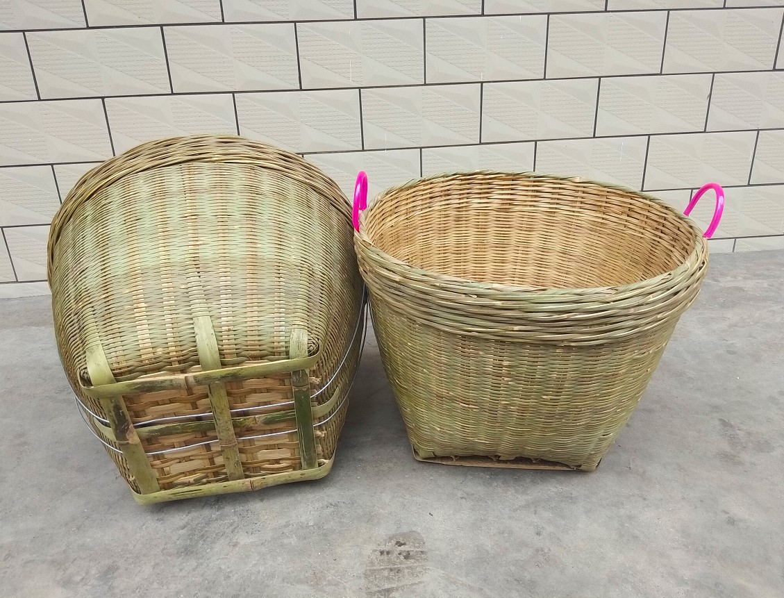 厂家直销竹箩/粮食收纳竹筐竹篓竹箩子/水果竹篮/淘米竹箩