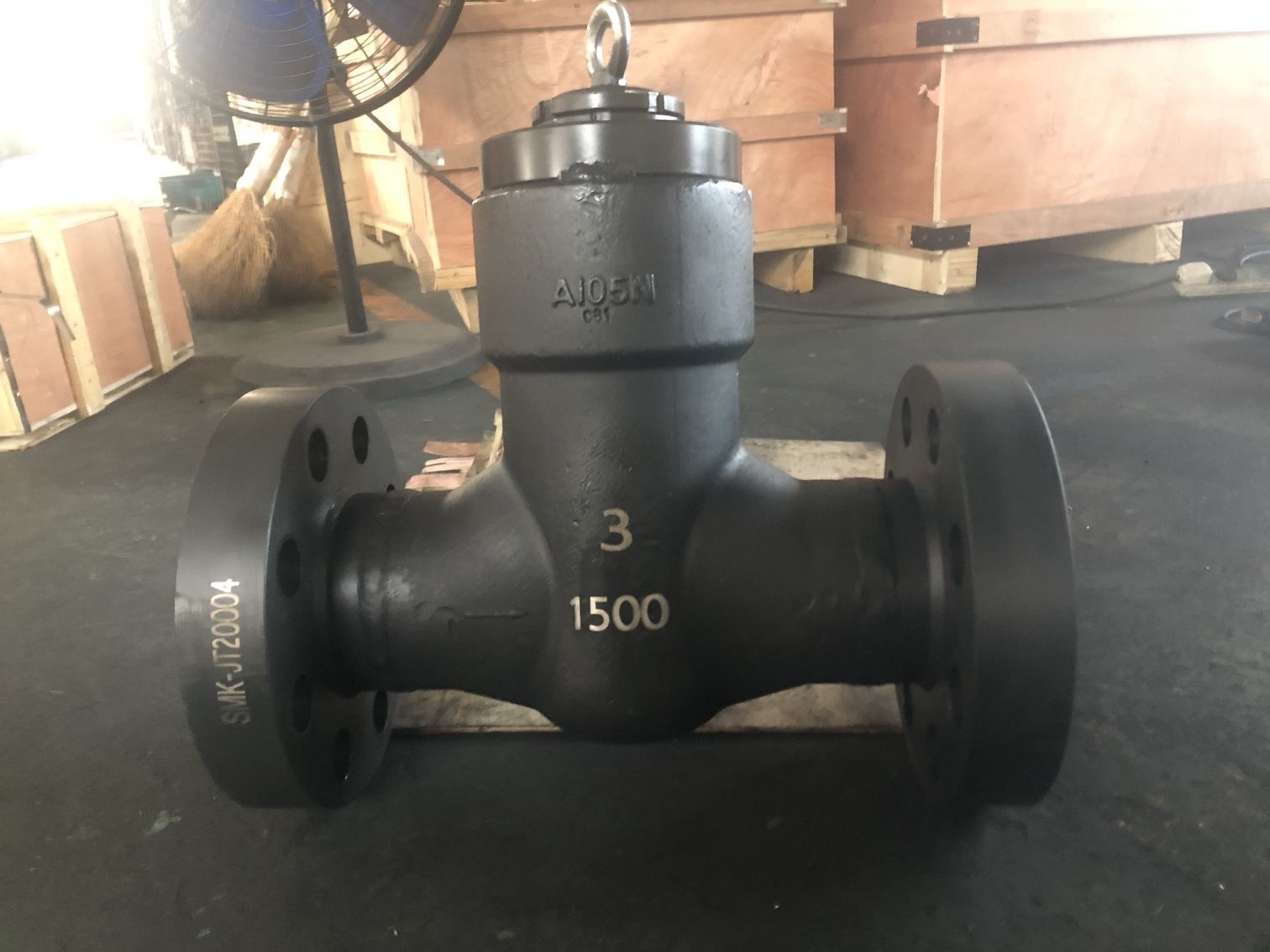 自密封锻钢阀门 旋启式止回阀 h44y-1500lb 8寸 dn200rtj科正阀门