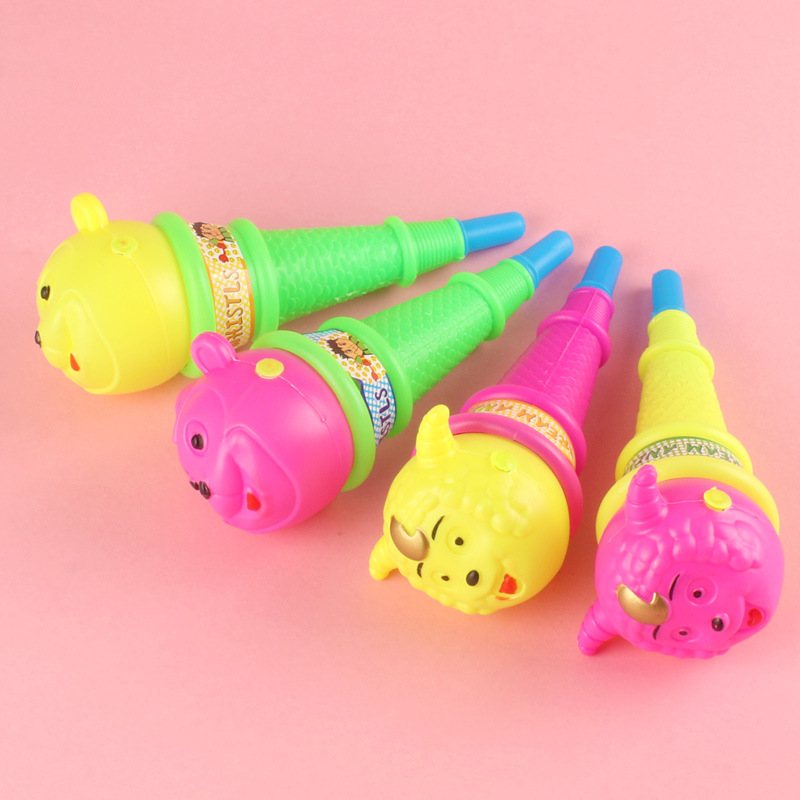 Blowouts Toy Ice Cream Blowouts Ice Cream Animal Blowouts Funny Trick Children Hot Selling Stall Wholesale