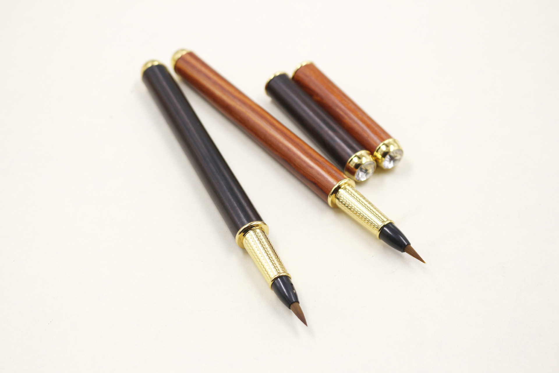 钢笔式毛笔狼毫小楷抄经小行书篆体软头毛笔可加墨水