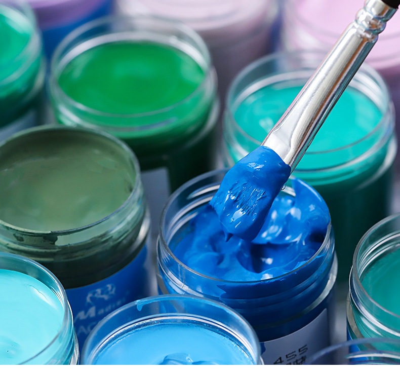 马蒂斯脱胶水粉颜料22ml 24色a 24色b 63色 广告设计水粉颜料套装