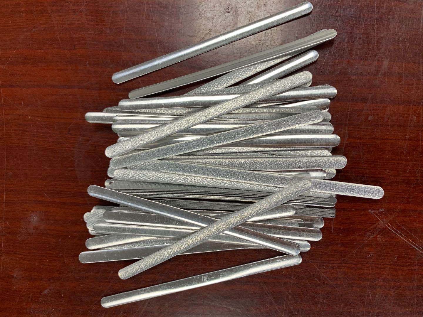 kn95口罩鼻梁条口罩鼻梁条热溶胶鼻梁铝条外置厂家直销支持验厂