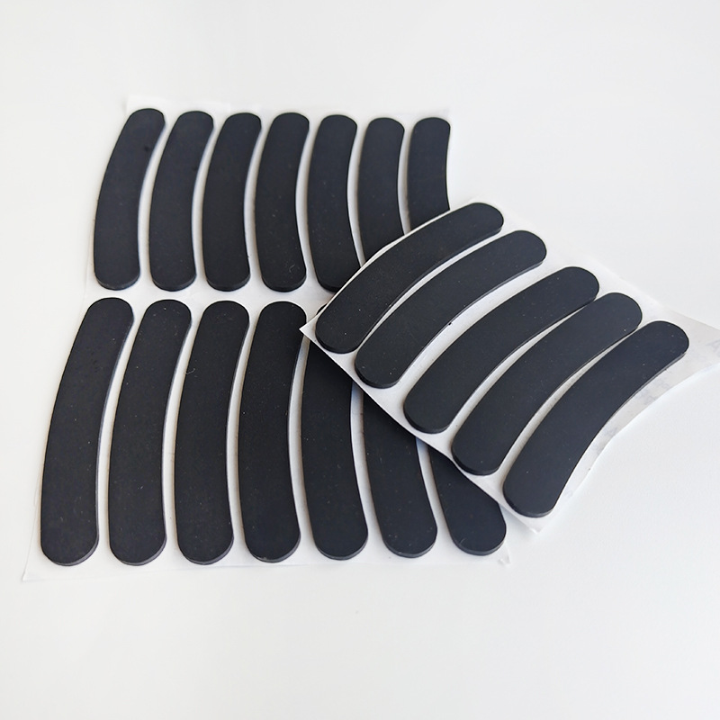 硅胶胶垫脚垫 自粘黑色硅橡胶垫片 防滑密封圆形硅胶垫片厂家现货