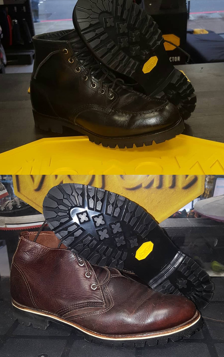 中国代理意大利进口韦伯vibram鞋底底部带黄标整底1100s 1100t