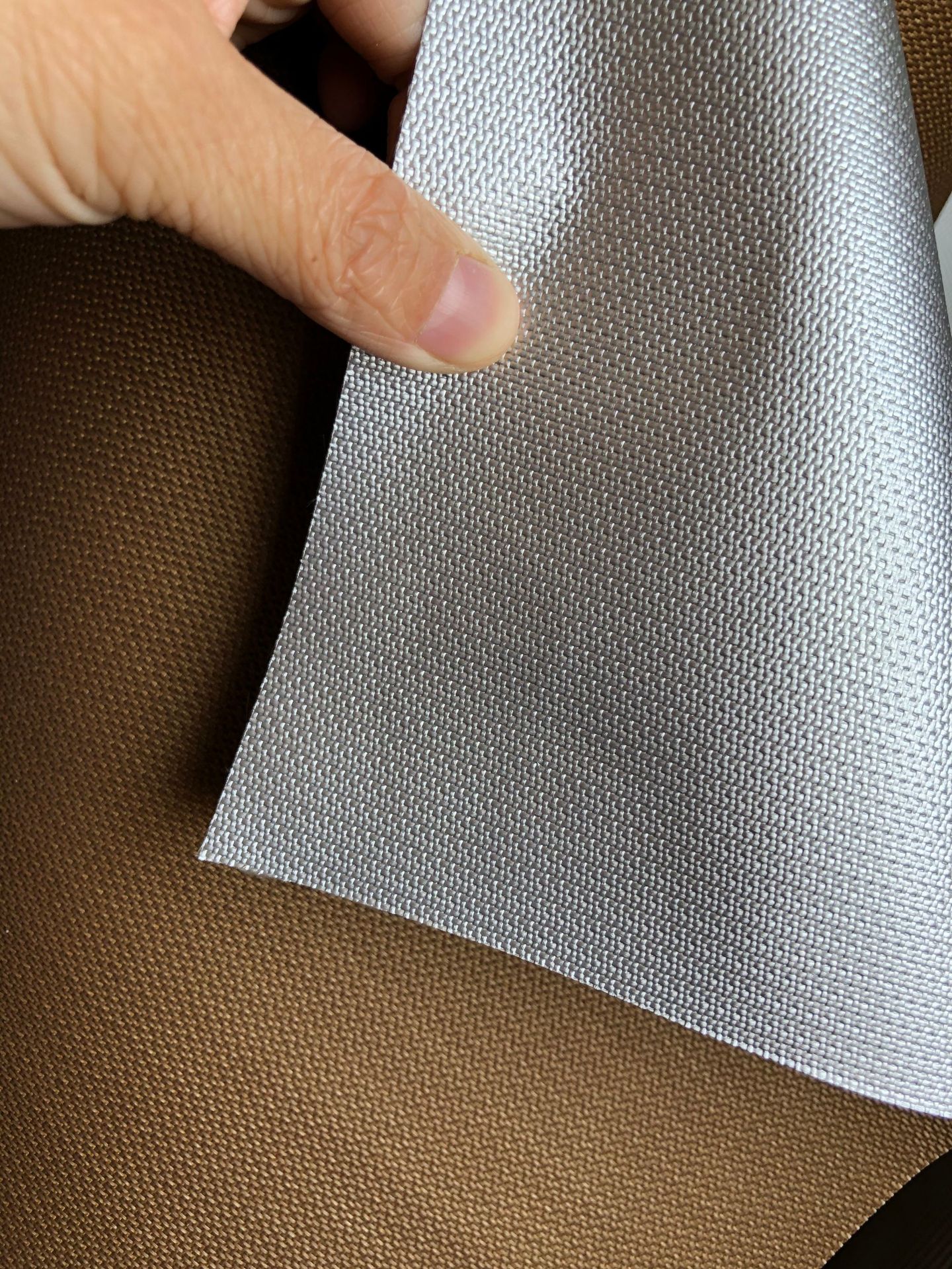 新品银色 特氟龙单面银色四氟布 四氟高温布 保温套专用四氟布
