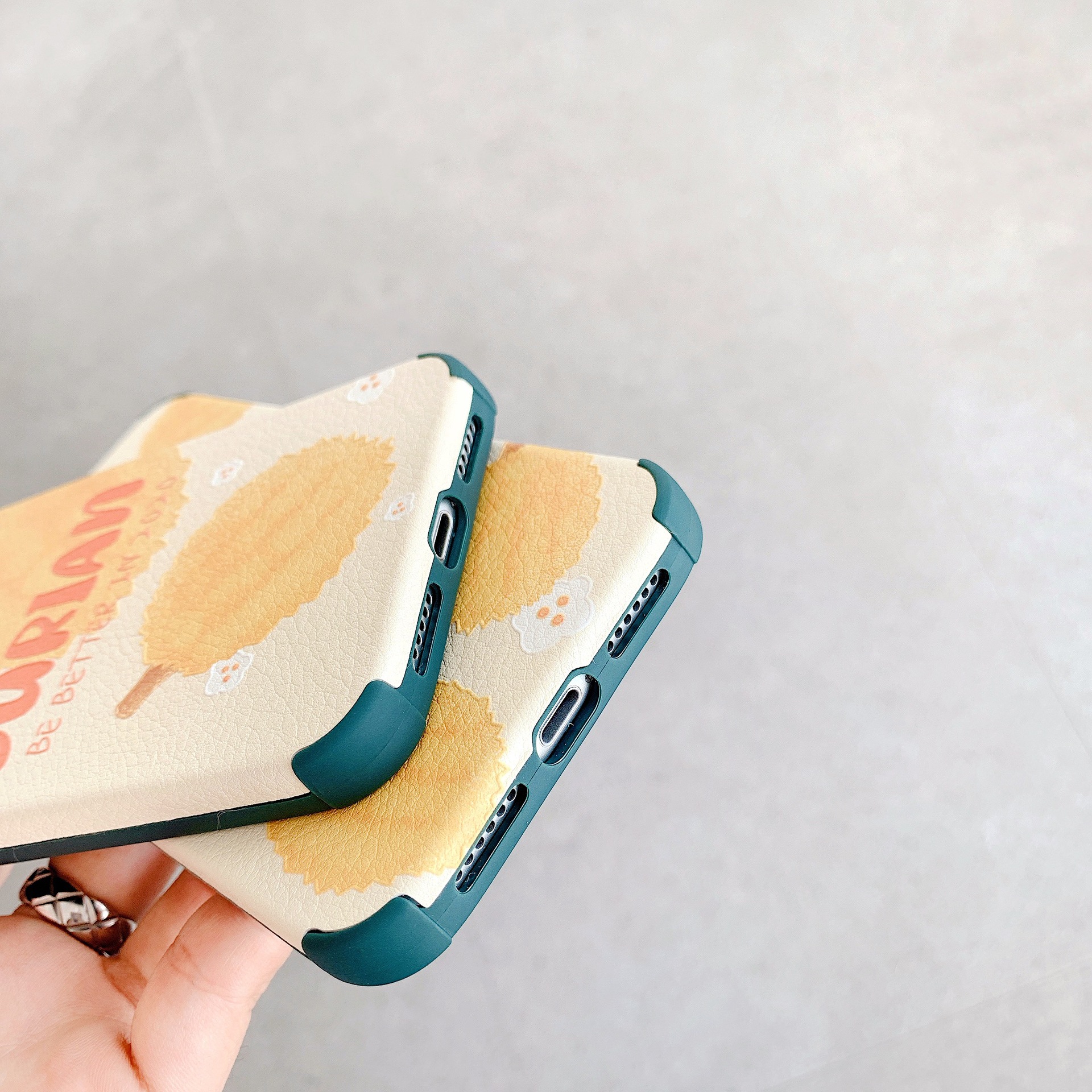 ins夏日榴莲适用iphonex/xs手机壳苹果11pro max硅胶7p/8防摔xr女