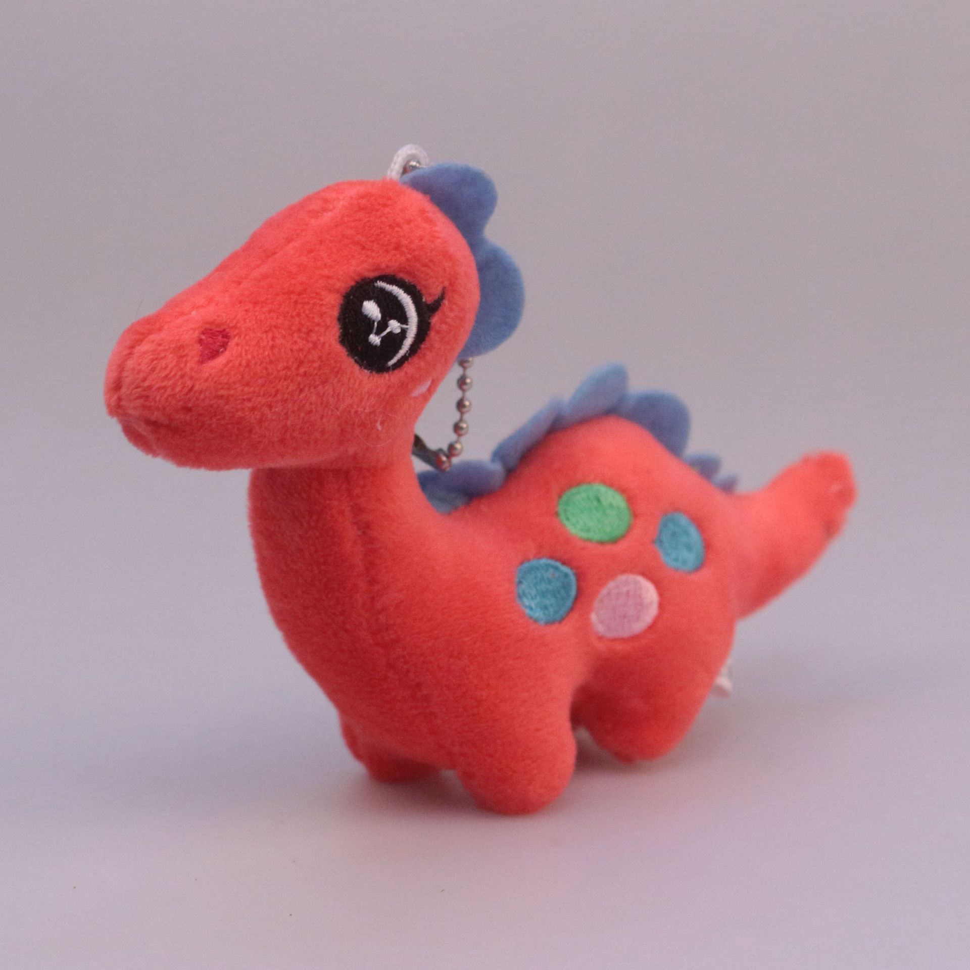 卡通恐龙毛绒玩具公仔吊饰彩色恐龙小玩偶创意新款挂件公仔