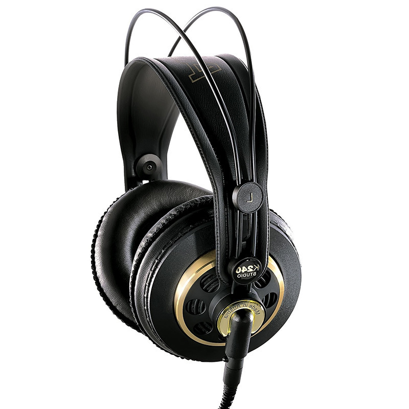 行货akg k240s封闭式监听耳机头戴式专业录音k歌直播耳机批发