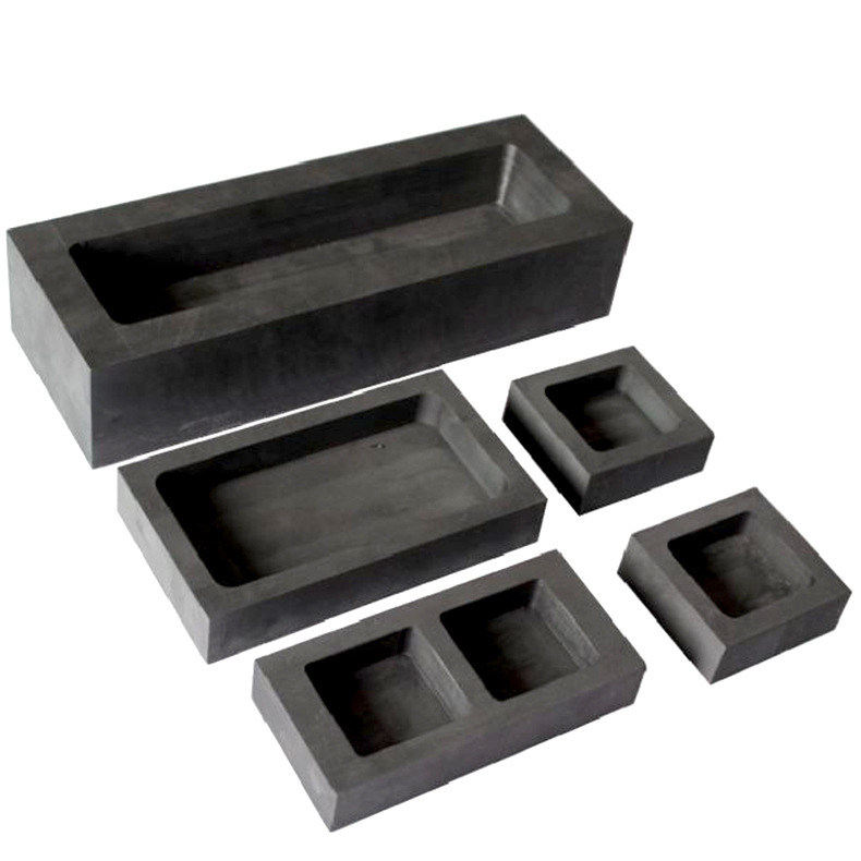 石墨烧结舟皿批发耐高温金属冶炼用石墨制品石墨盒子石墨舟皿