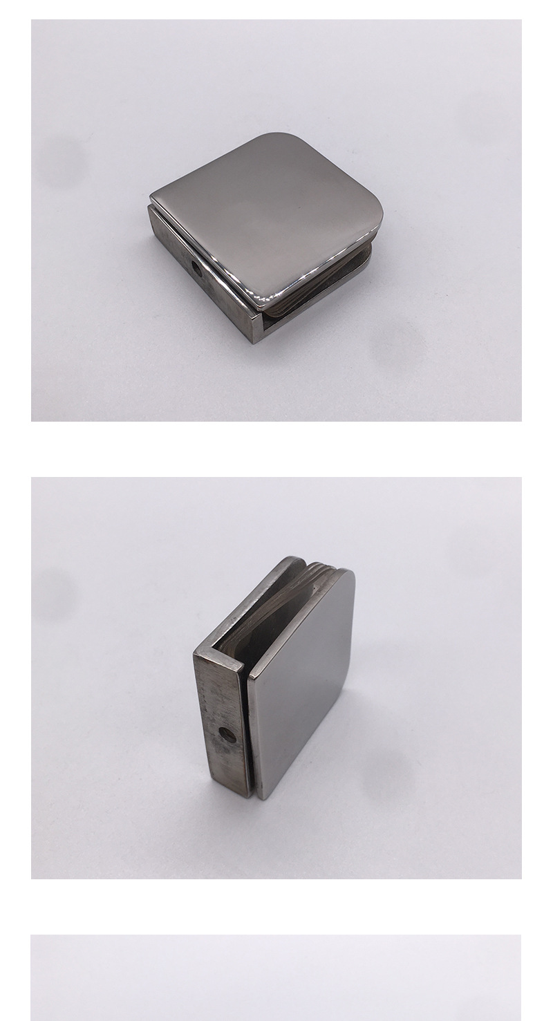 美标304不锈钢玻璃夹 淋浴房固定夹 卫生间固定夹浴室夹 厂家直销