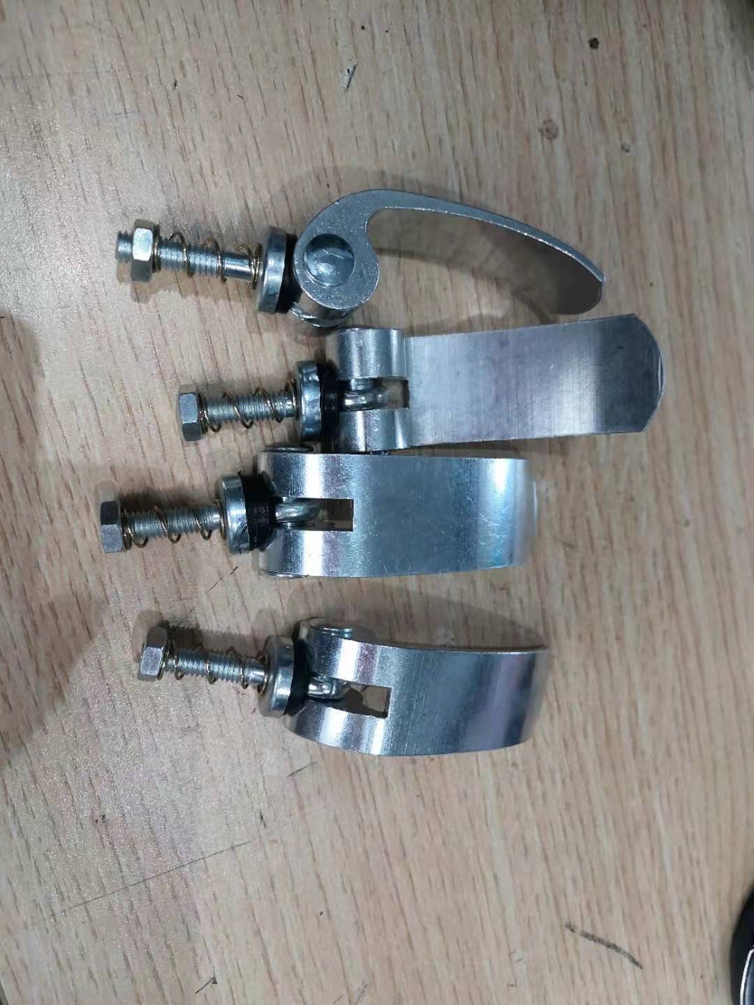 自行车快拆杆宽手柄铝快拆 铝手柄折叠车座管弹簧快拆