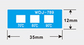 70.80.90度组合测温贴片WDJ-789温度标签不可逆测温纸感温贴