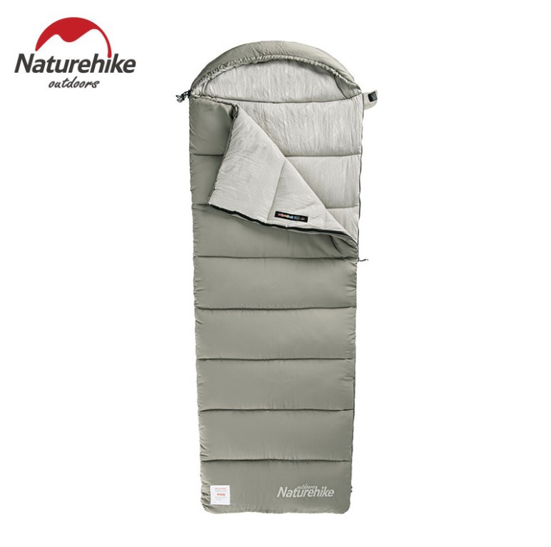 naturehike norwegian envelope hooded cotton sleeping bag washable splicing double tent camping portable sleeping bag