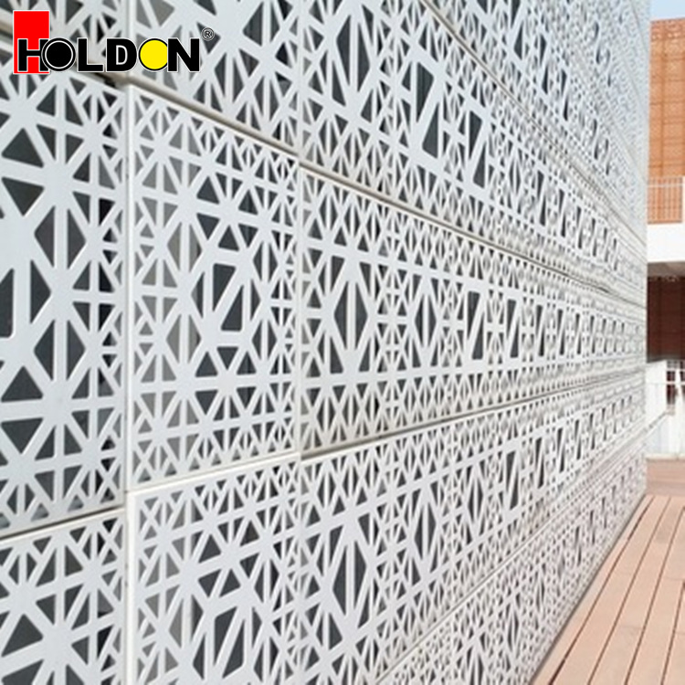 不规则冲孔铝单板穿孔铝板打孔天花铝板大小孔外幕墙铝单板