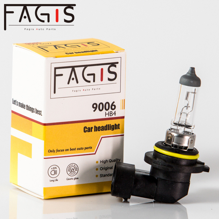 Fagis 9006 hb3 12v 55w 汽车大灯 卤素灯泡 高质量远光灯 近光灯