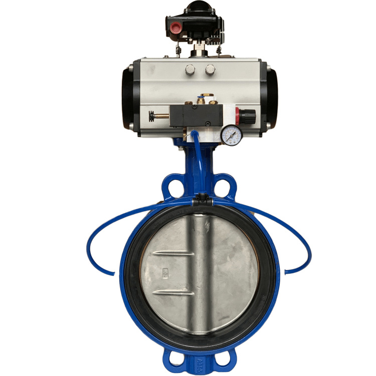 普雷沃pov气动充气式蝶阀粉体行业使用寿命长耐磨损高频率使用