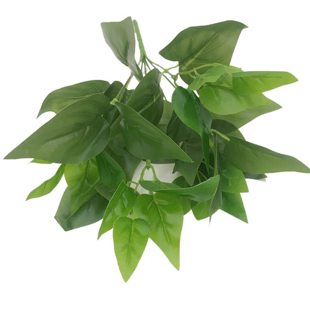 青绿色仿真绿配花仿真花绿色万年植萝青绿束仿真假植物胶片材墙仿