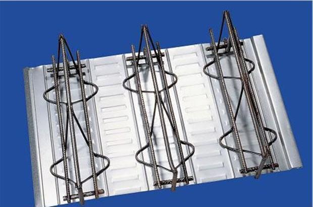 安徽合肥厂家供应带钢筋的桁架楼承板td3-70-600免支撑免拆模