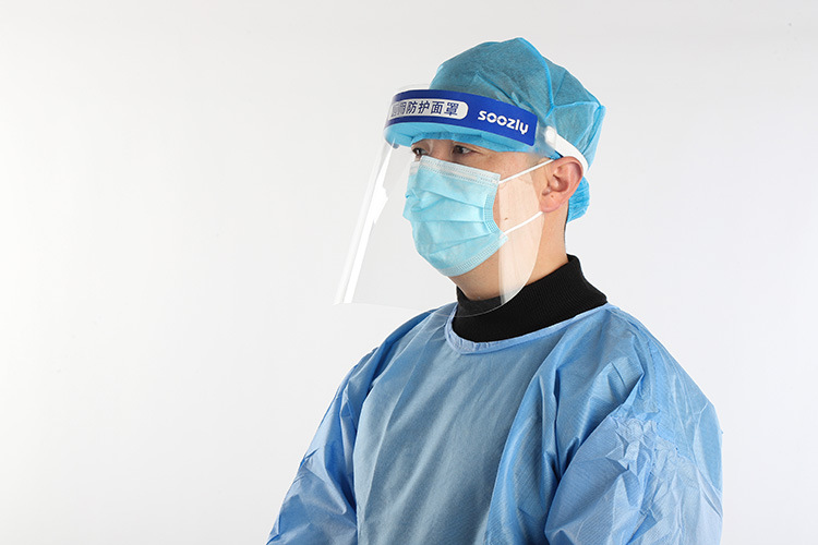 防雾防飞沫病毒气溶胶防护隔离防疫护目面罩面屏face sheild