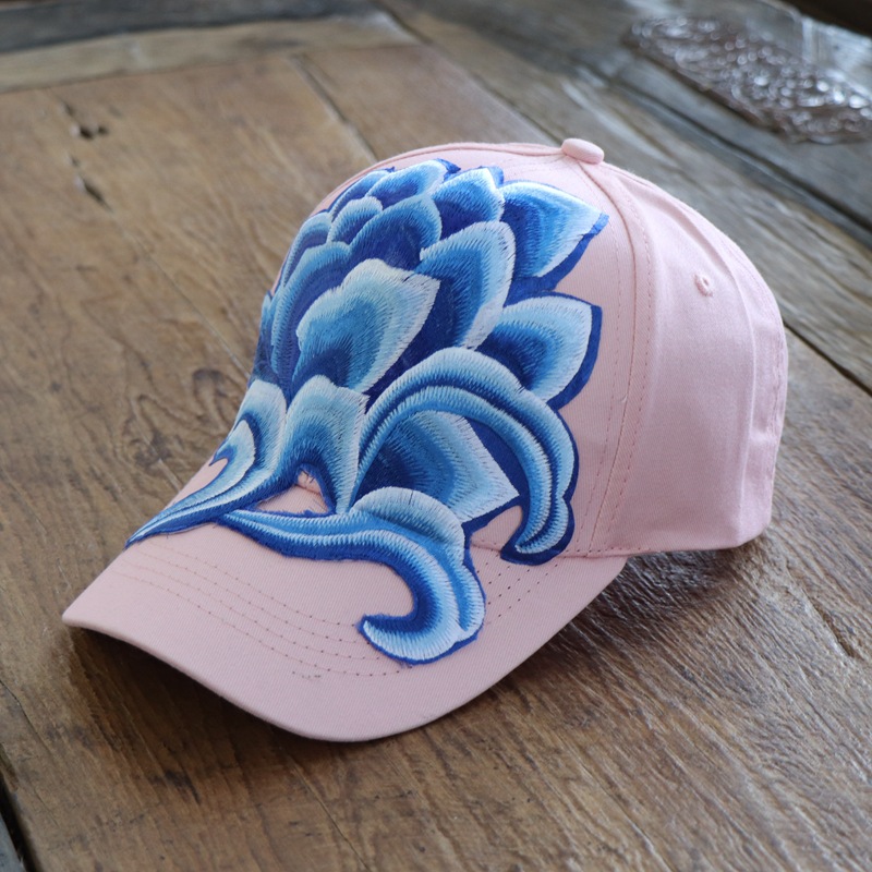 云南民族风青花瓷棒球帽男女遮阳棒球帽旅游纪念帽批发