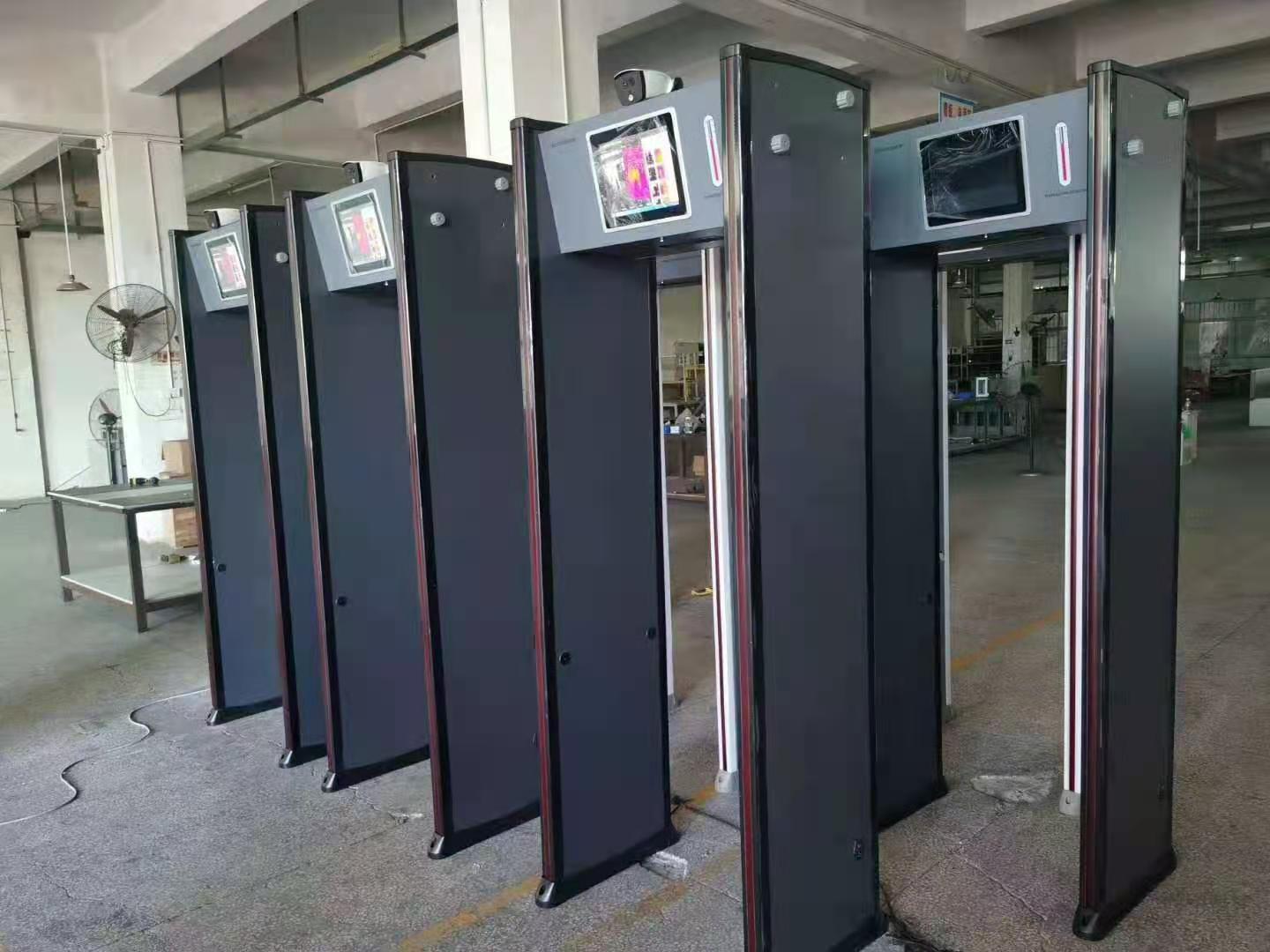 昆山自动测温安检门通过式体测温门红外测温门测温系统批发