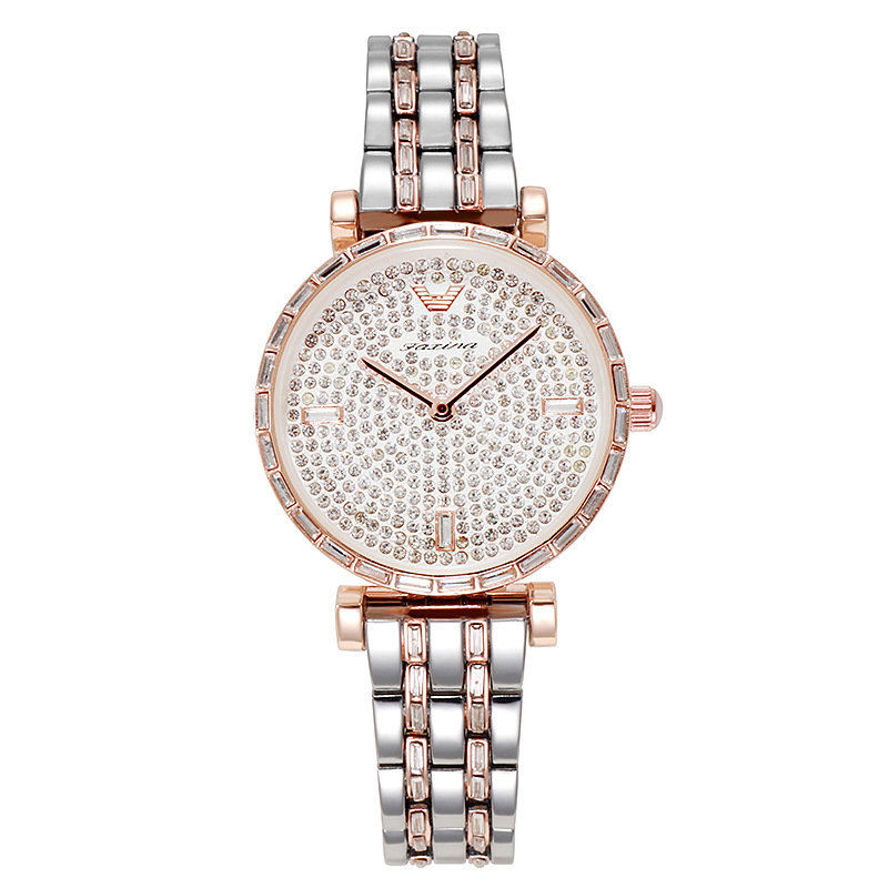 法茜娜网红直播气质个性石英女士手表 满天星女士手表