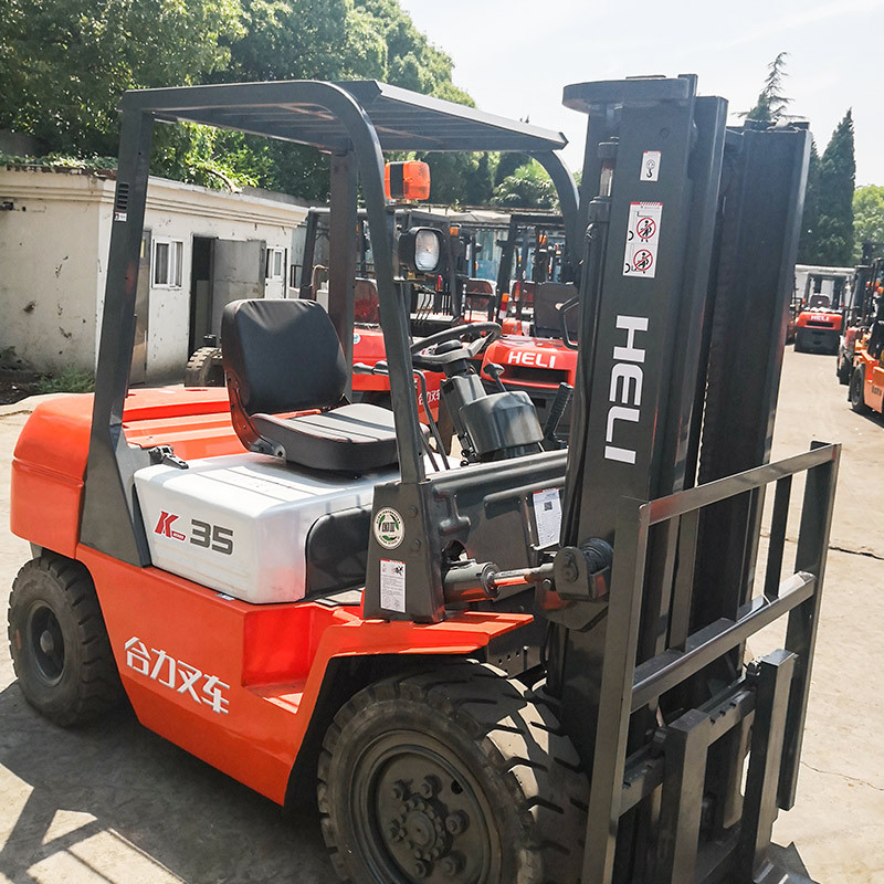 合力叉车 k35合力二手叉车 3吨中缸侧移进箱叉车