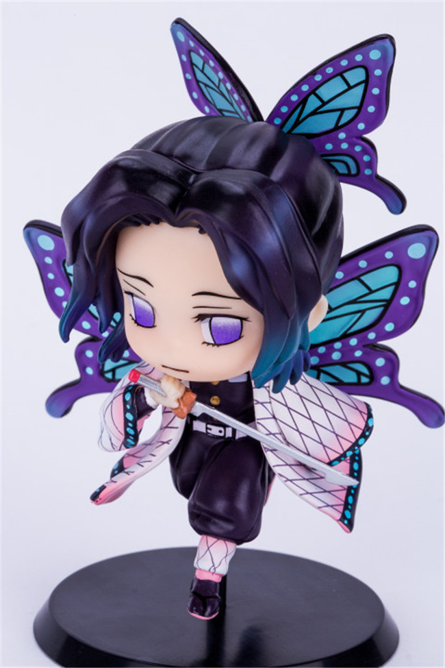 鬼灭之刃gsc鬼队虫柱蝴蝶忍粘土人q版手办模型公仔摆件玩偶玩具