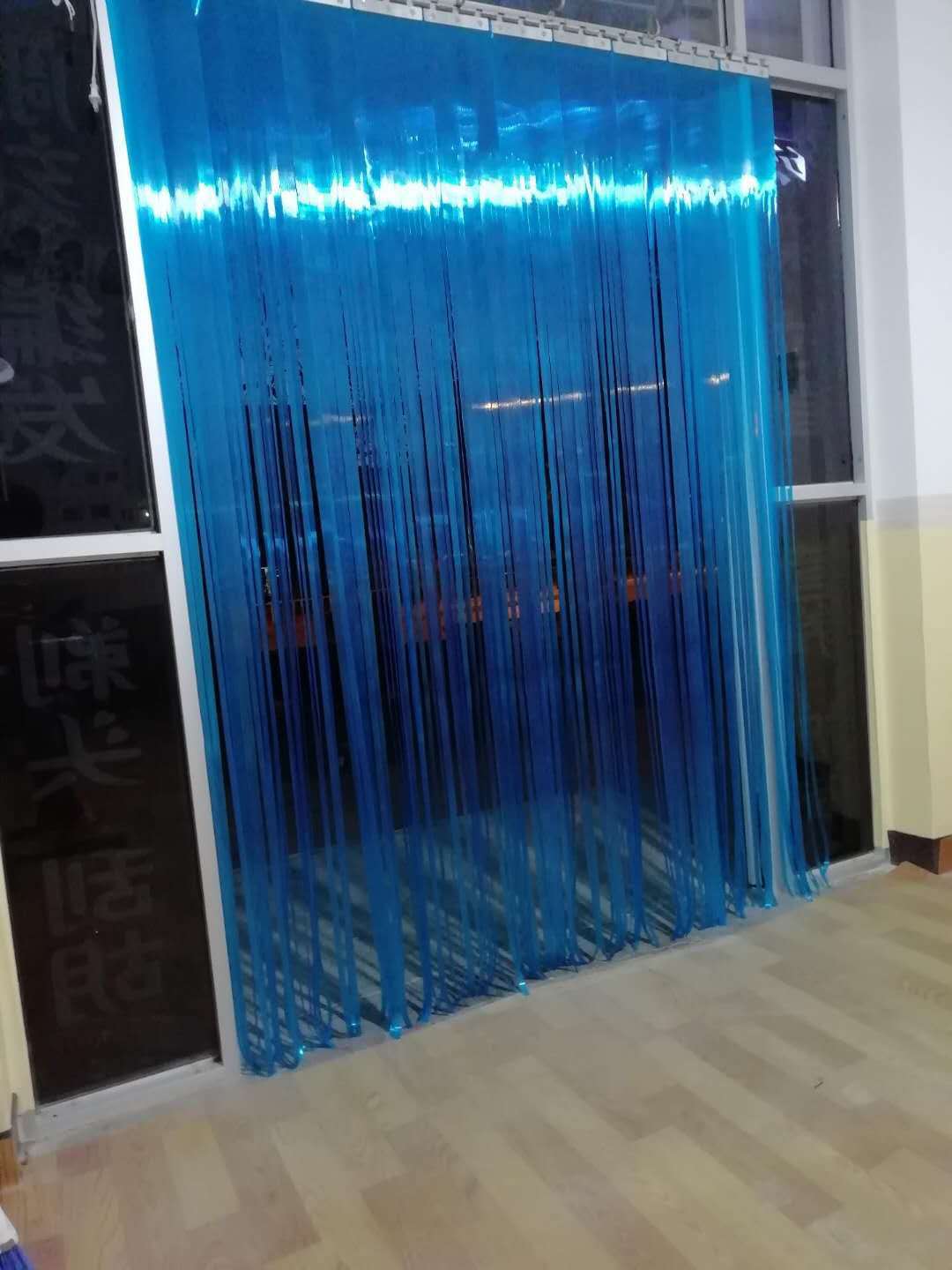 夏季pvc塑料门帘防尘隔断皮门帘家用防蚊蝇虫彩色手撕细条软门帘