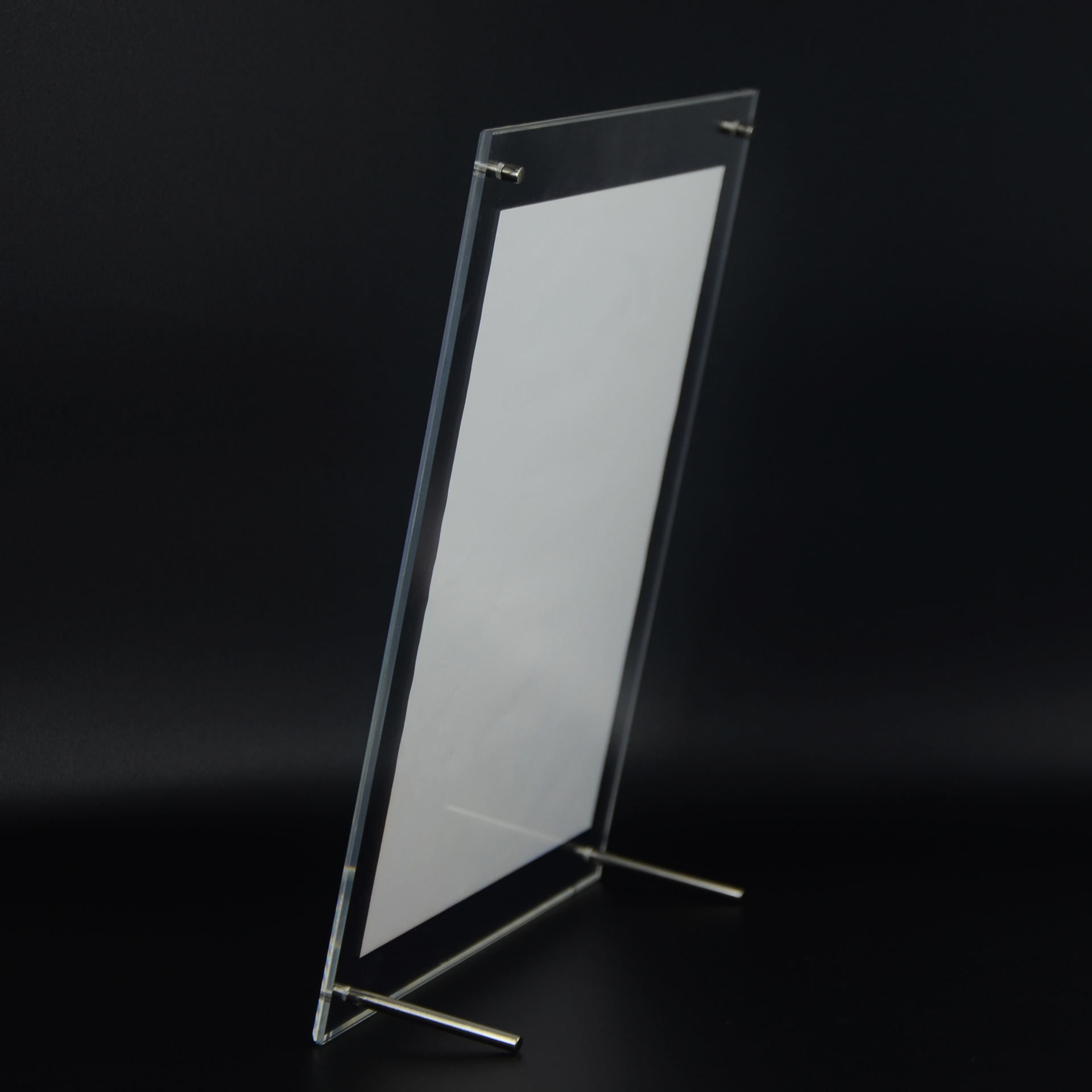 厂家批发亚克力相框摆台a3 营业执照框 有机玻璃a4奖状证书展示架