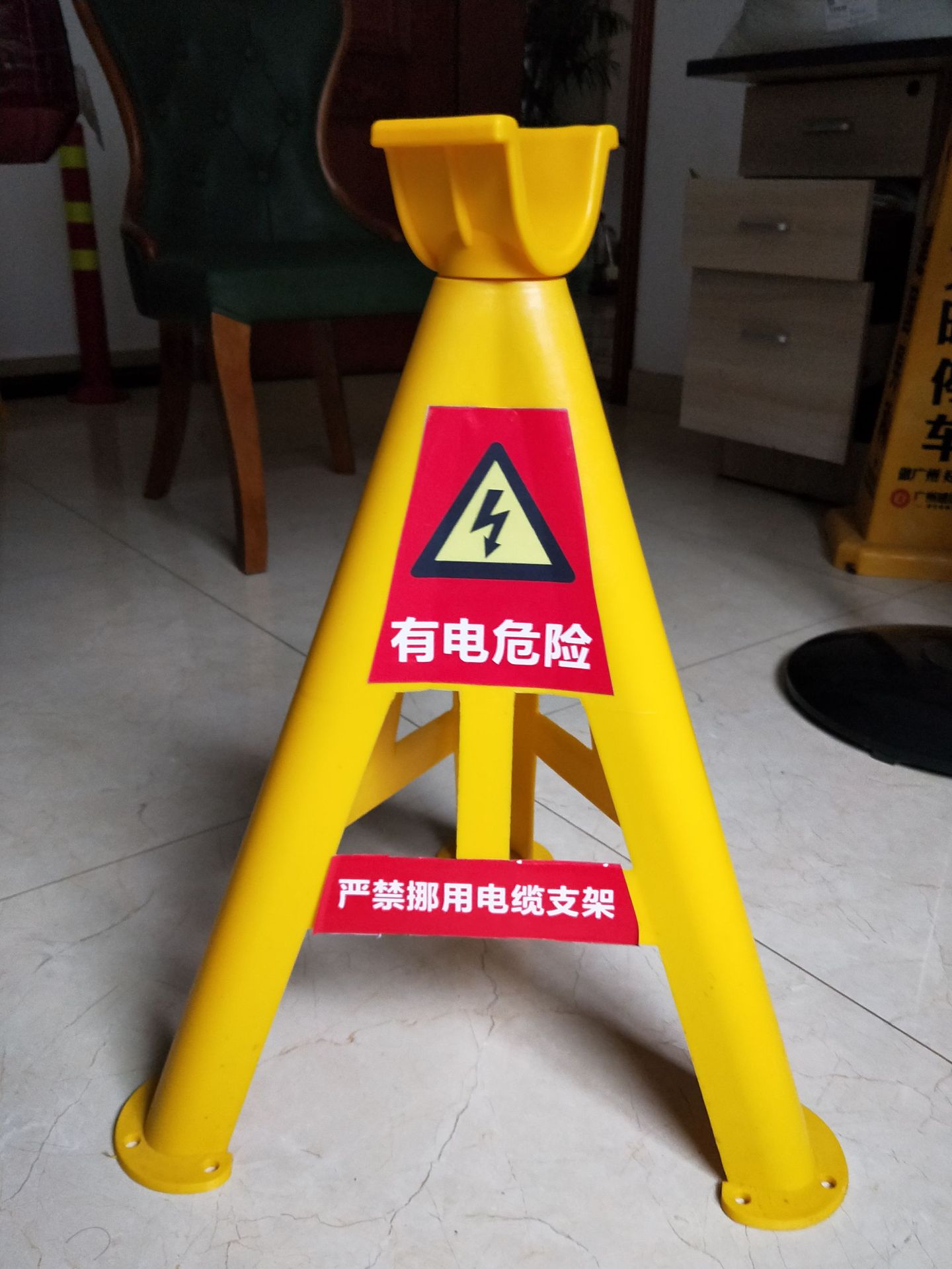 电缆架绝缘塑料电缆支架托架三角架空支架pvc玻璃钢放电线放线架