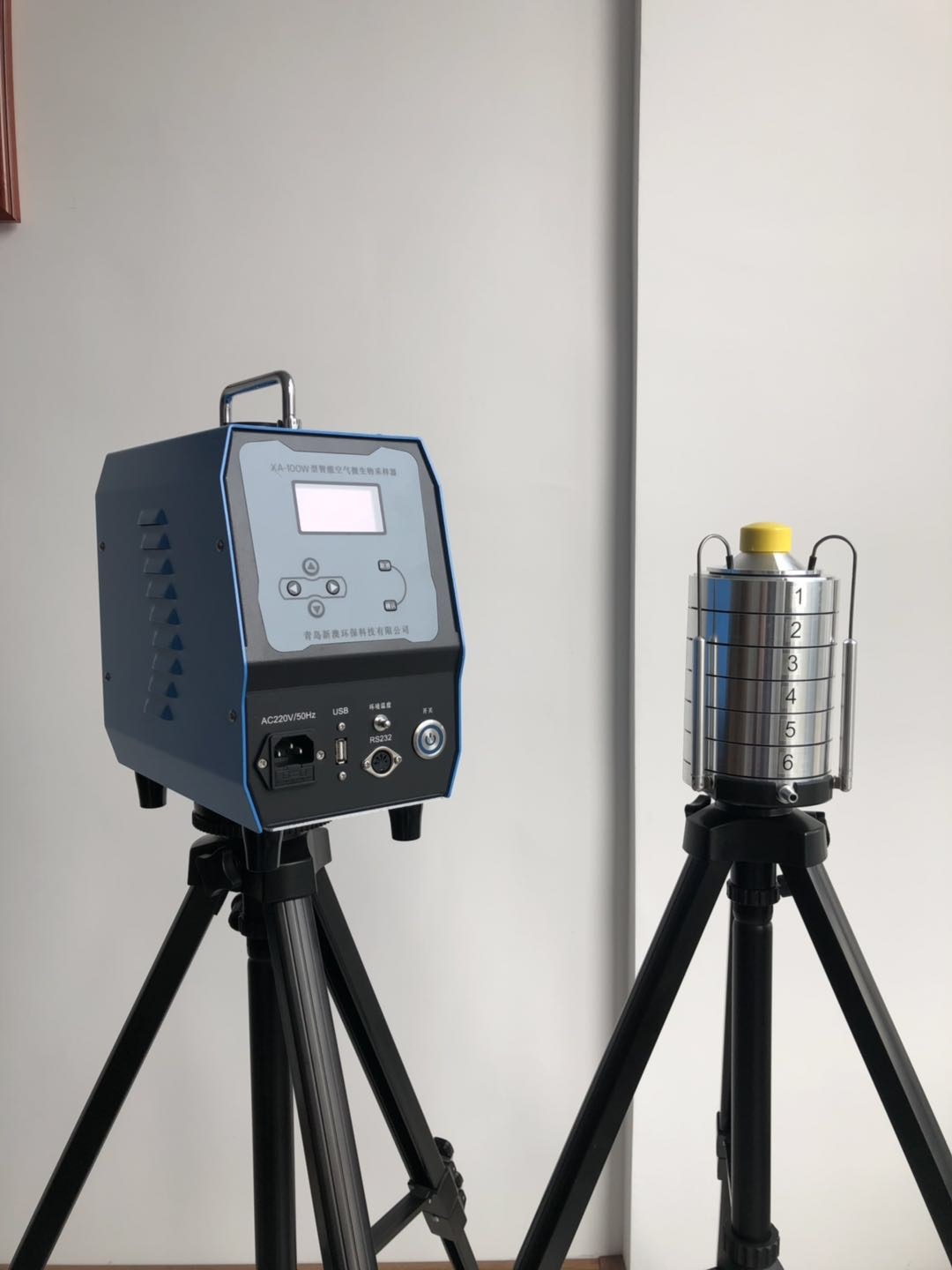 智能空气微生物采样器,安德森采样头八级微生物采样器,电子流量