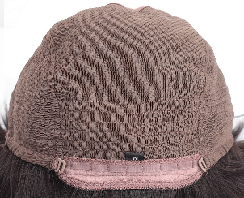 真人假发全手织毛坯发套真发可修剪烫染男女毛坯假发头套厂家直销