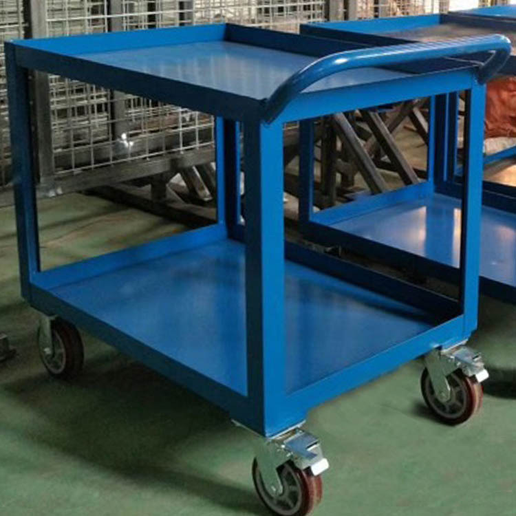 工具车厂家批发三层手推车 拣货车分拣车 物流台车 小推车周转车