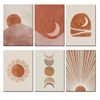 Foreign trade new pattern Northern Europe modern fresh texture Abstract star Moon sunlight a living room Entrance Decorative painting Painting core