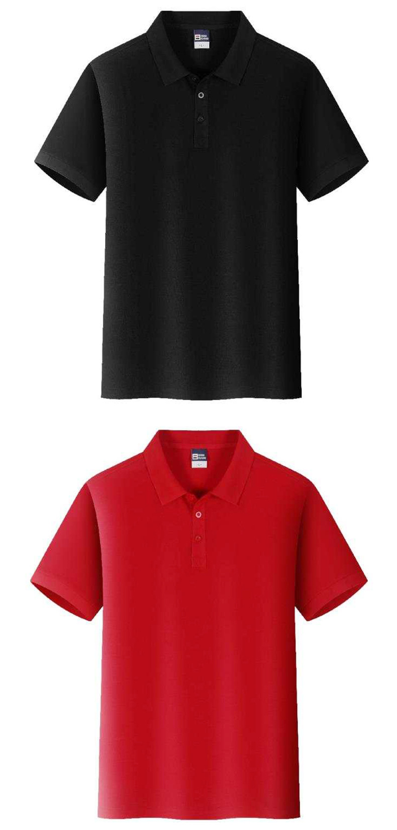 春夏新款涤纶面料短袖工作服 立体裁剪中性厂服 运动休闲翻领工衣