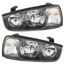 适用于现代伊兰特Elantra Headlights2003汽车黑底前照大灯