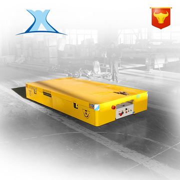 搬运车地爬车小型爬坡下坡无轨转运车卸料小车平板拉货拖车