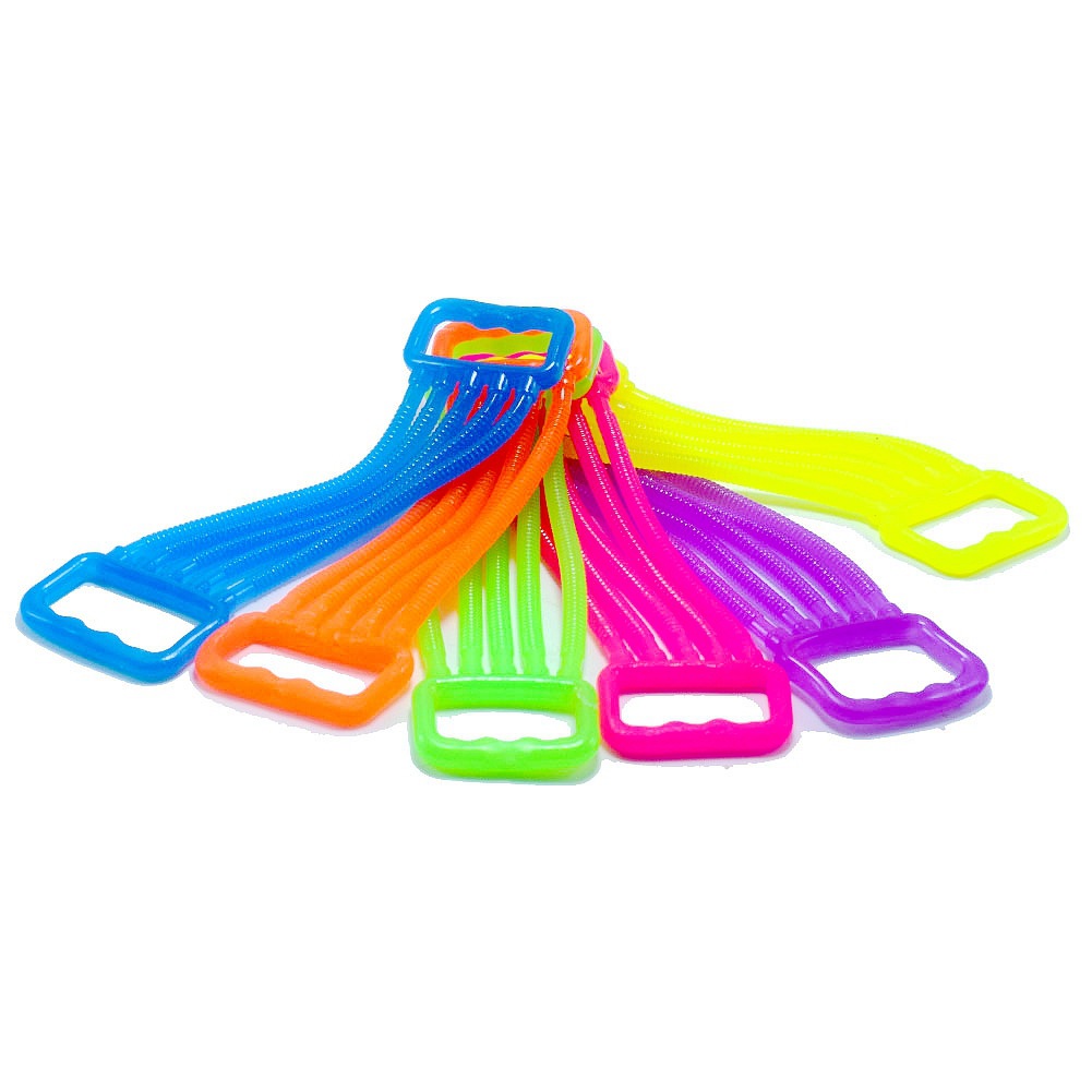 儿童臂力拉力器彩色硅胶弹力减压玩具儿童训练臂力器厂家直销