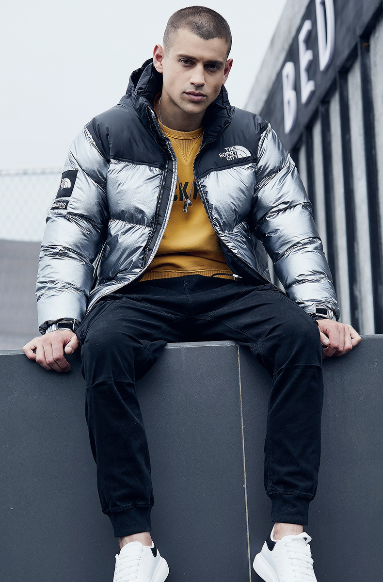 厂家直销羽绒棉衣男2019新款欧美潮牌加厚棉服男冬季跨境男装外套