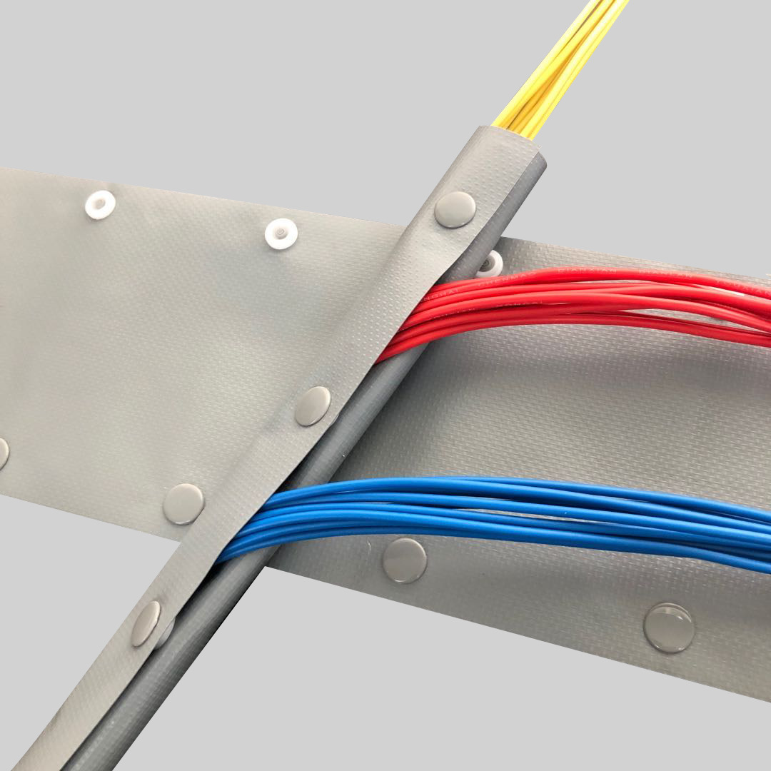 jhtl阻燃扣式结束带pvc按扣套管电线保护套裹线布线缆保护包线布